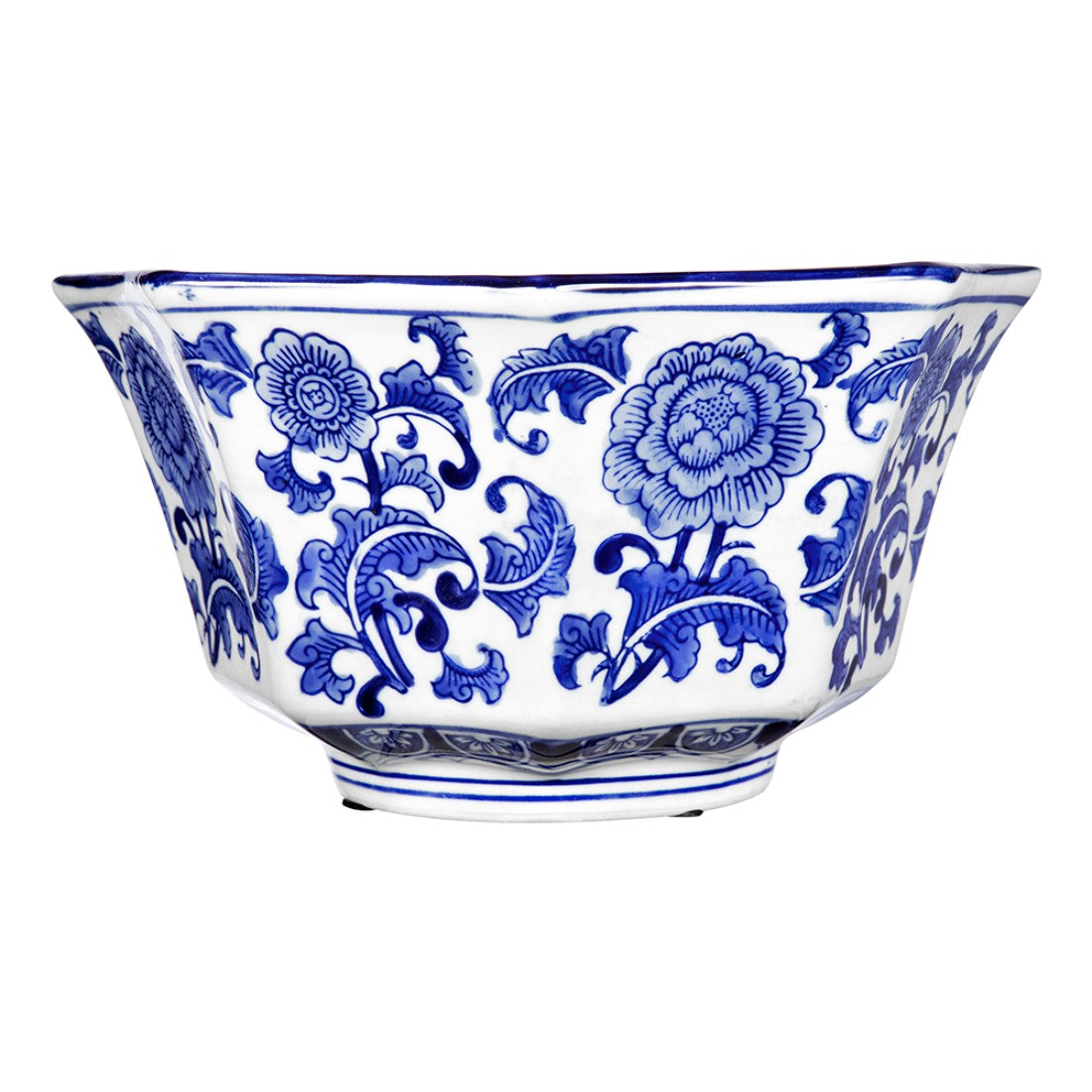 Provincial Blue and White Centerpiece Bowl