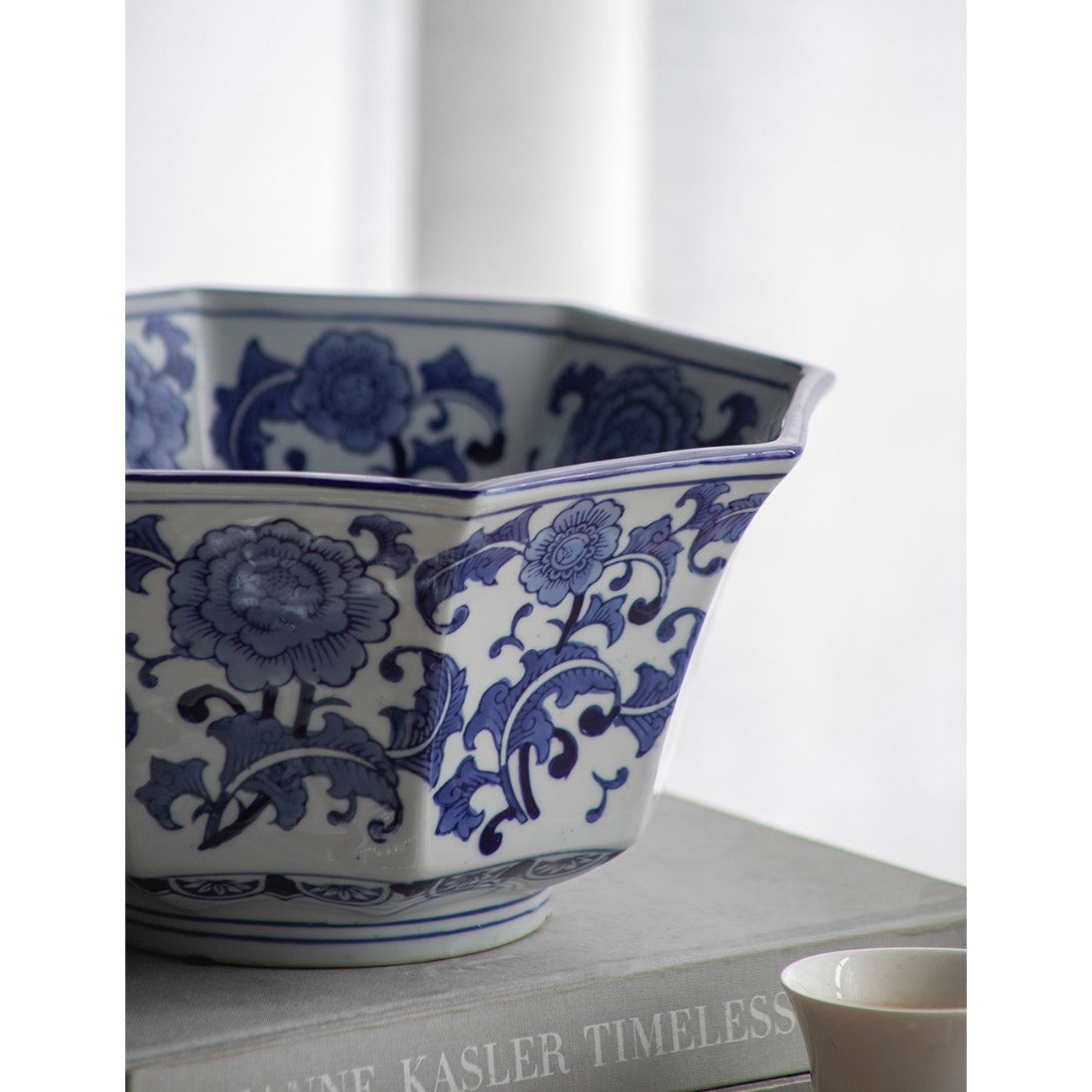 Provincial Blue and White Centerpiece Bowl