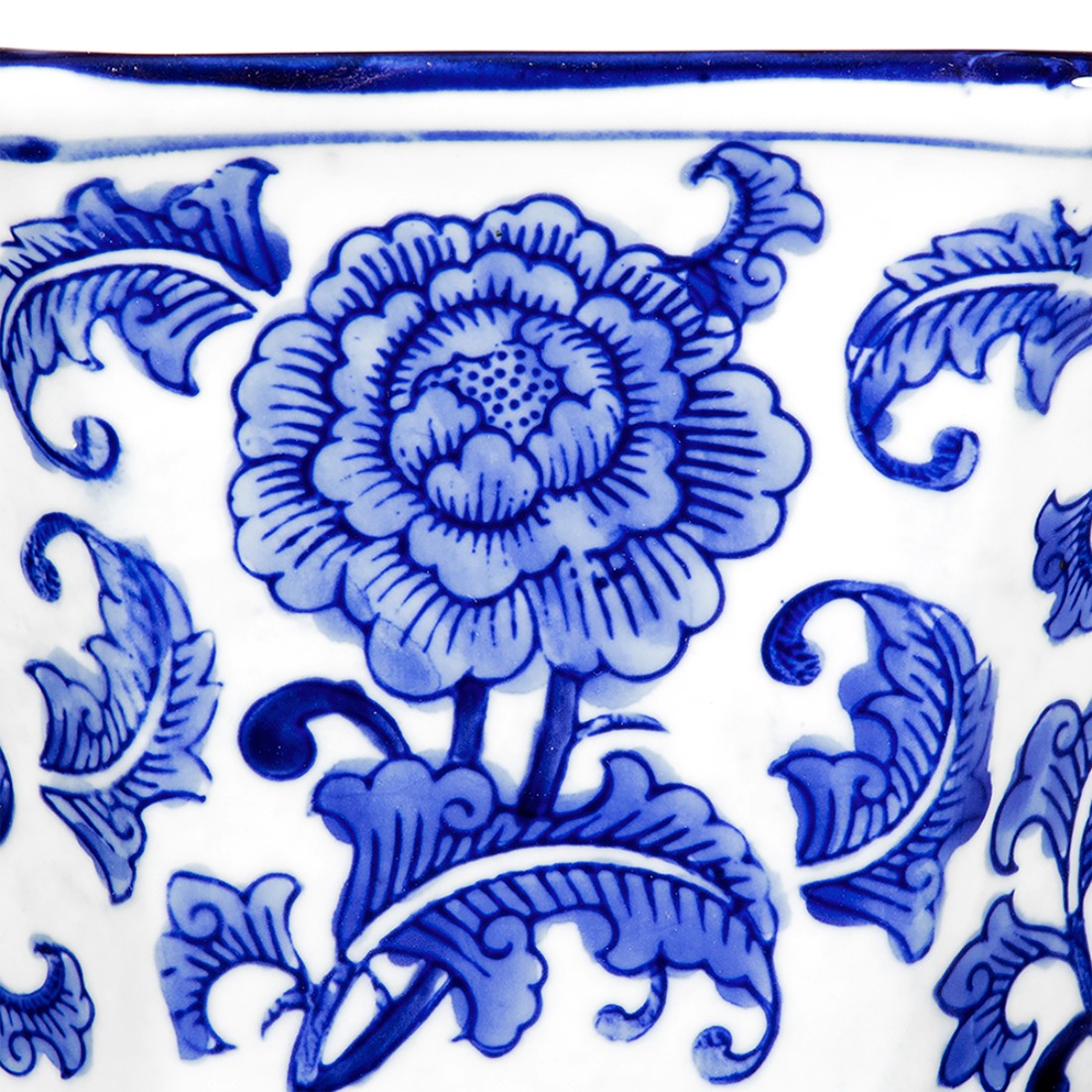 Provincial Blue and White Centerpiece Bowl