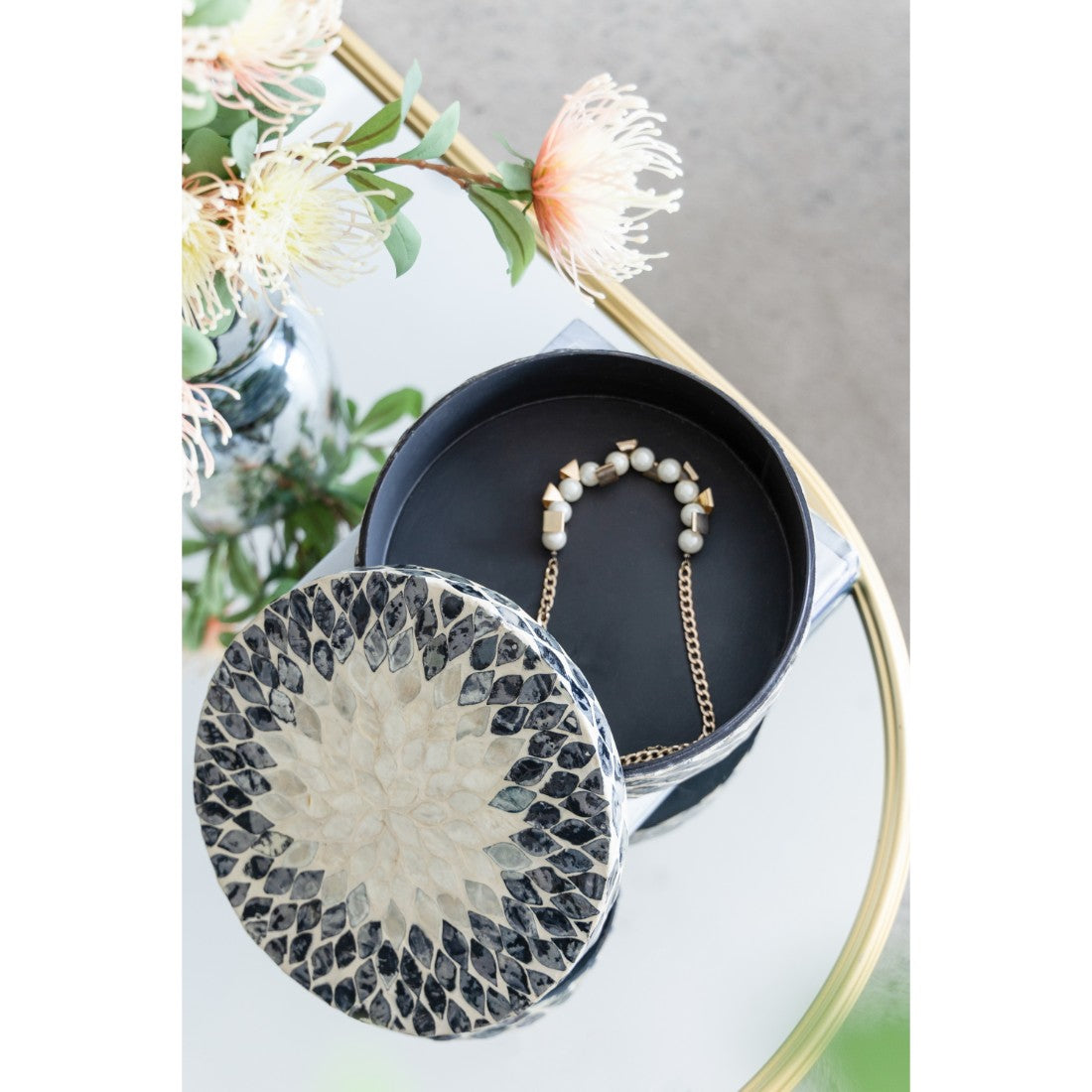 Black and White Decorative Box