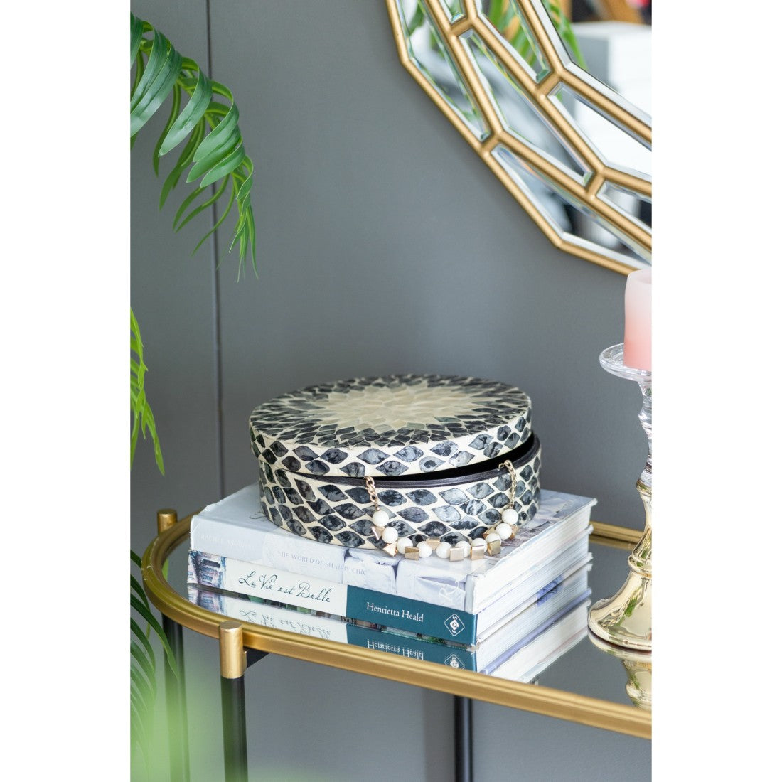 Black and White Decorative Box