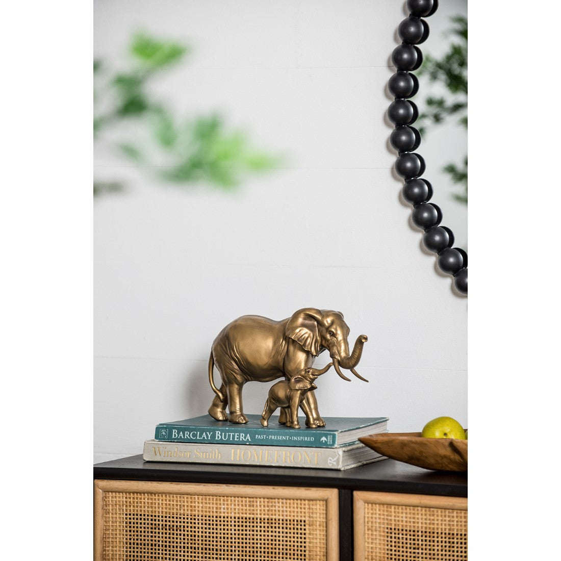 Elephant Mother & Child Statue