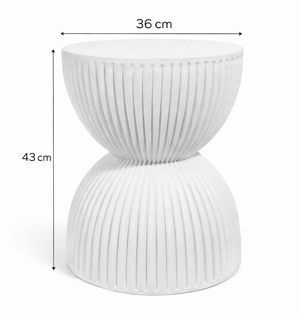 Aspro White Stool 36CM