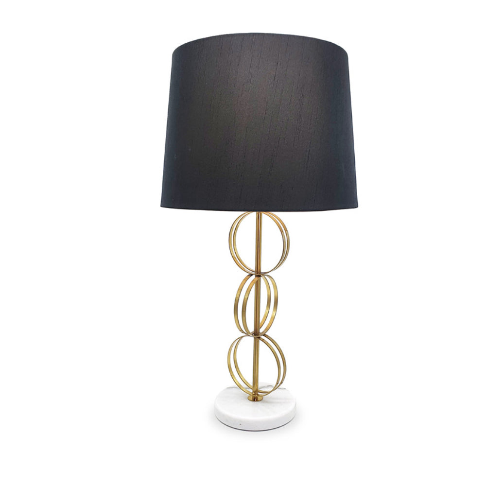 67cm Gold circles lamp