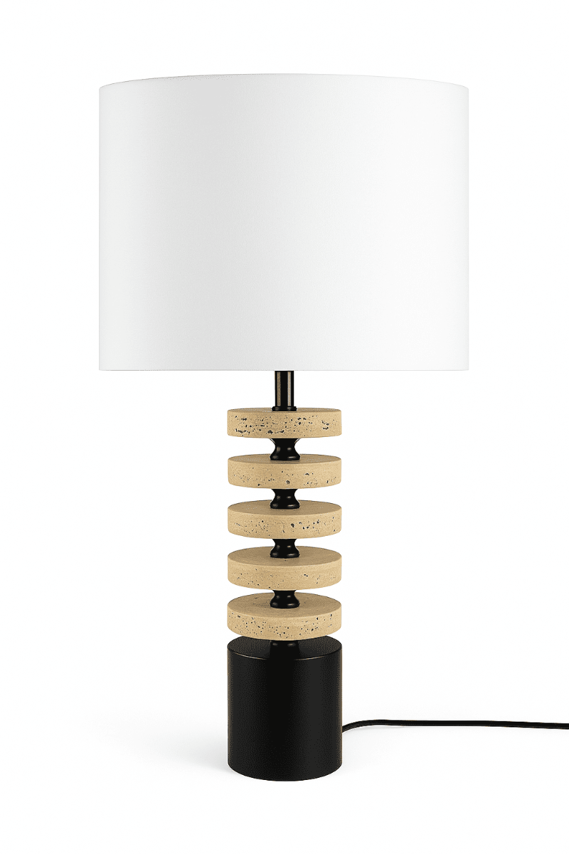 Kent Marble Lamp & Shade