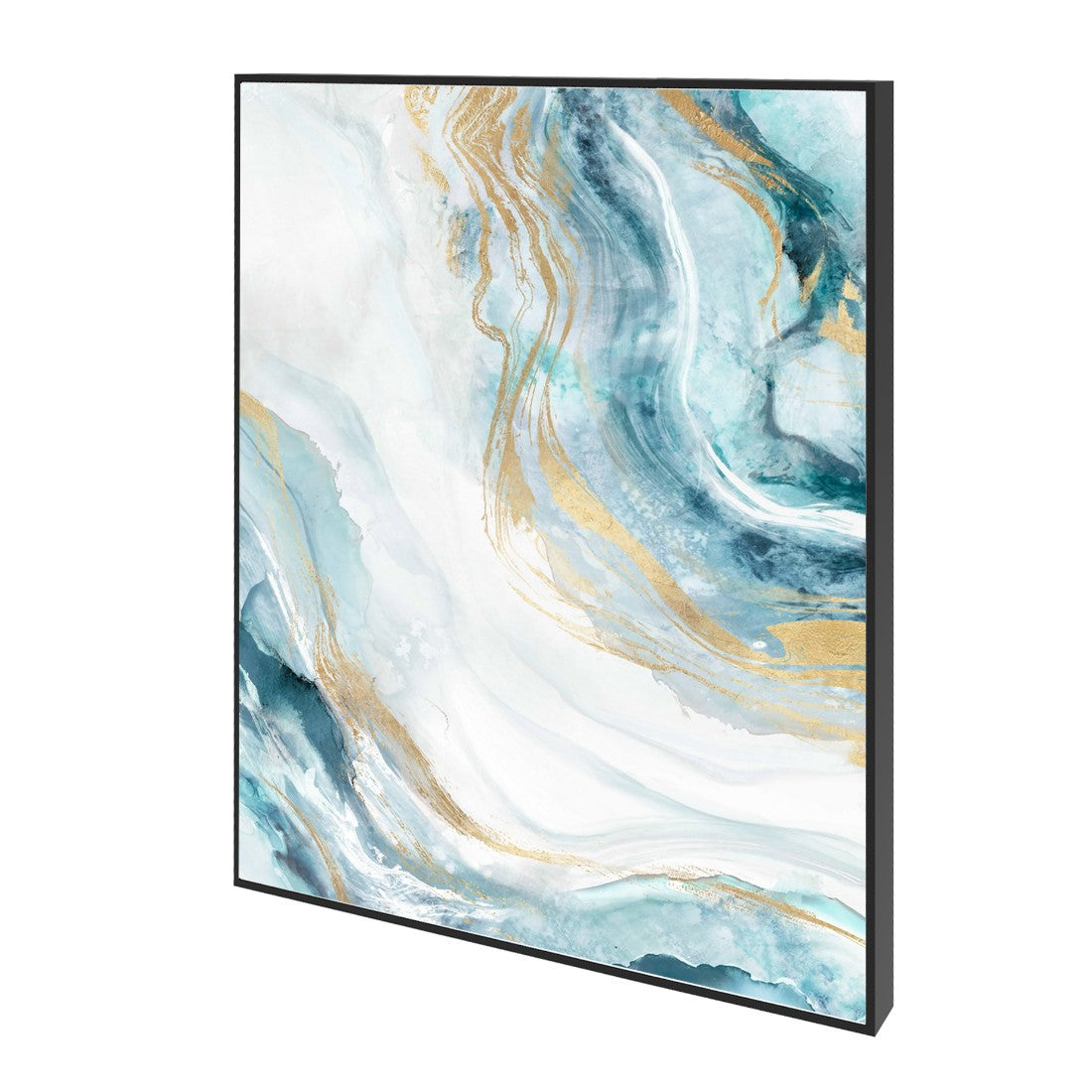Blue Lagoon Framed Canvas