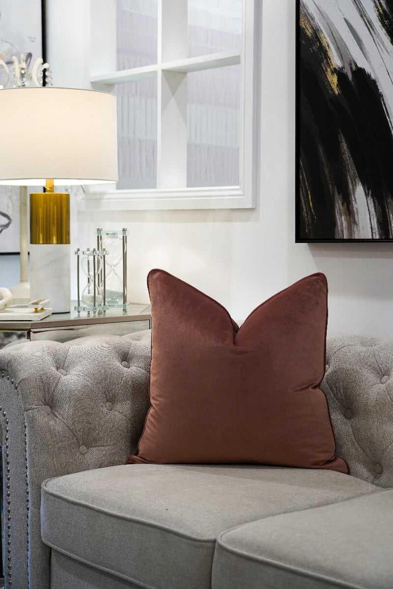 Copper Velvet Cushion
