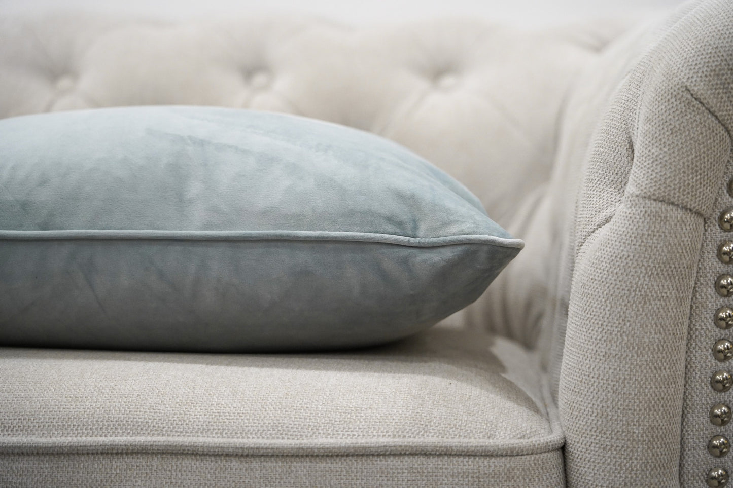 Gainsboro Velvet Cushion