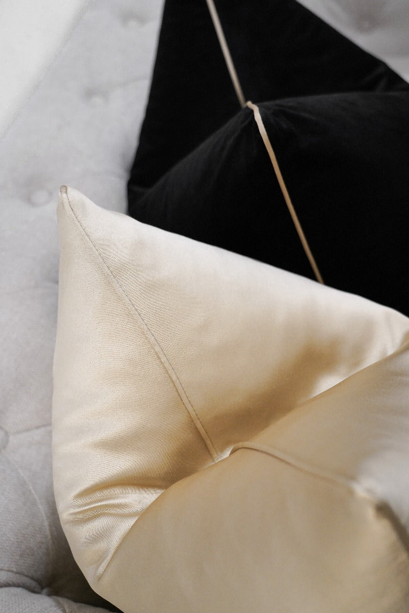 Silky Champagne Cushion