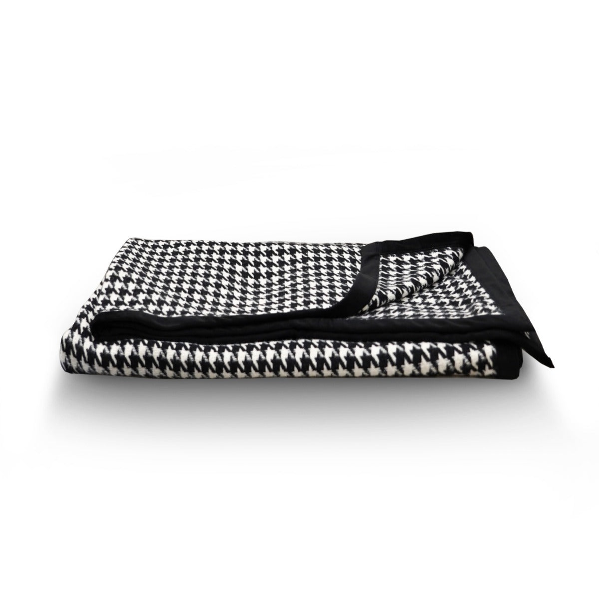 Obsidian Houndstooth Throw