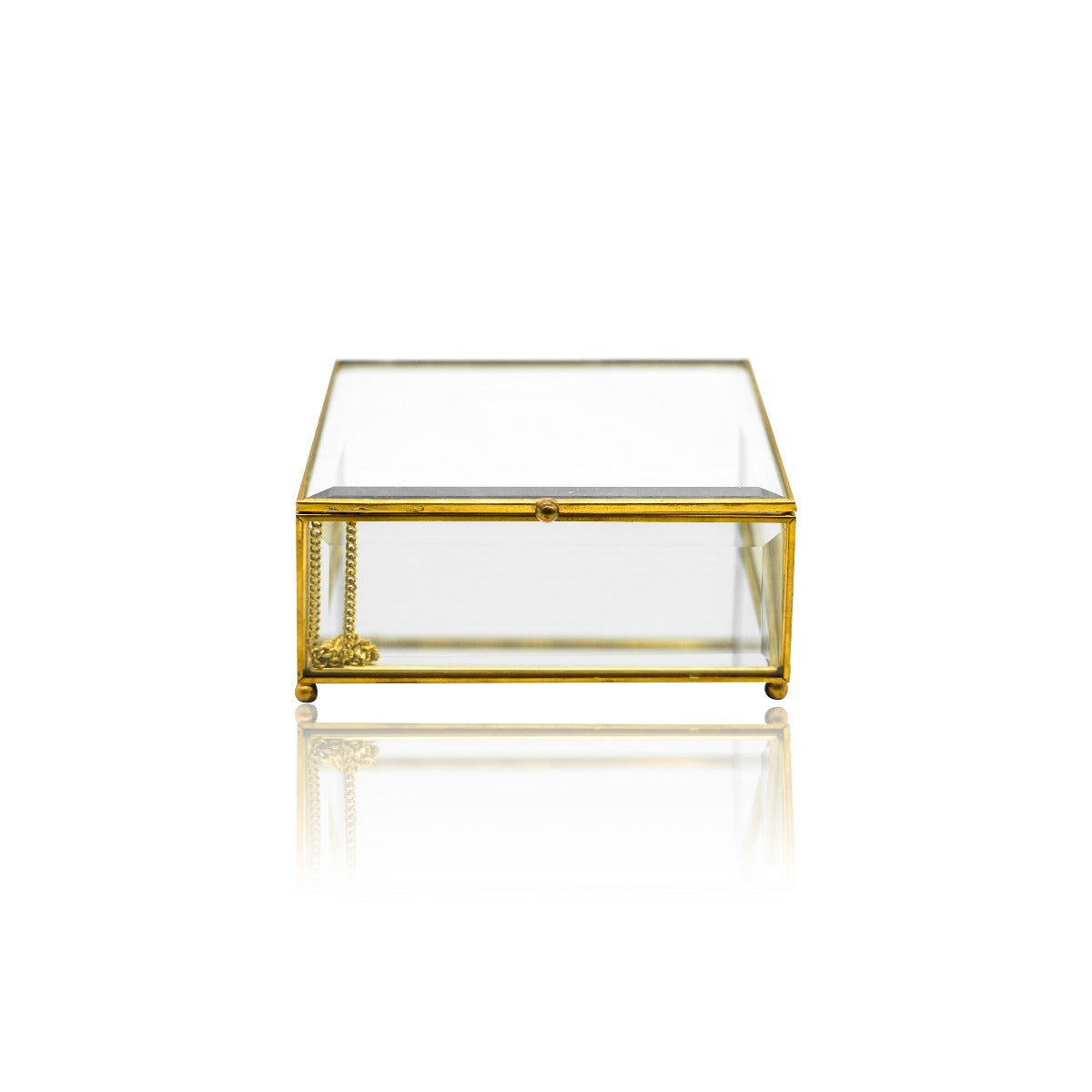 Artemis Jewellery Box with Bevelled Glass
