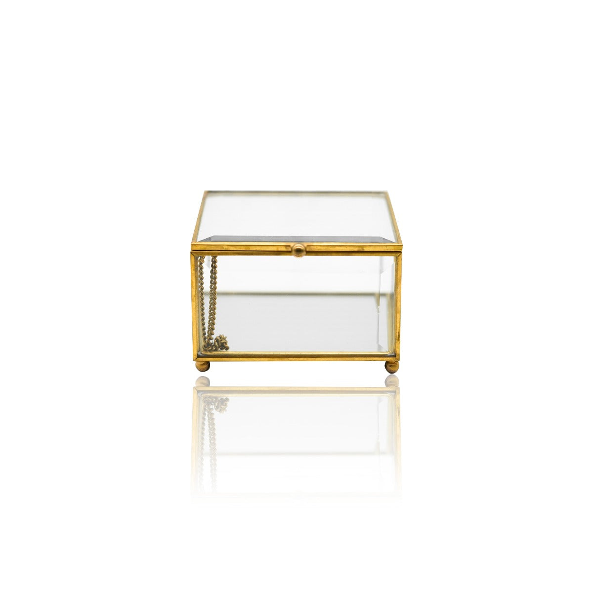 Artemis Jewellery Box with Bevelled Glass