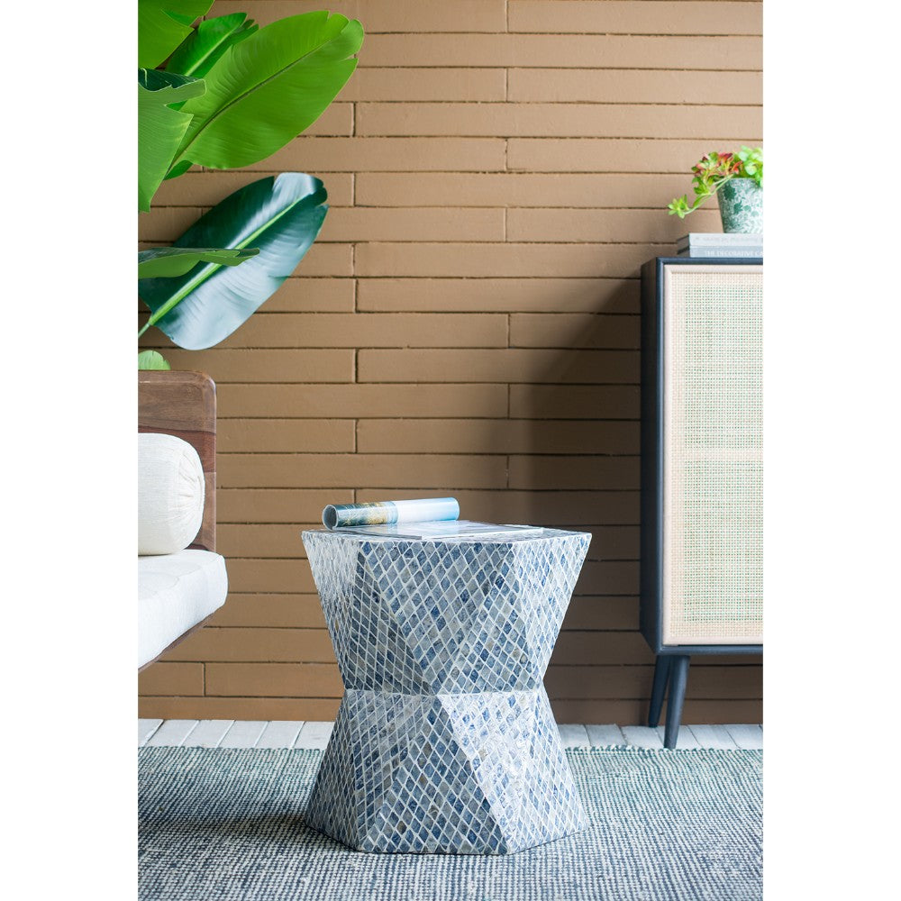 Blue Accent Stool