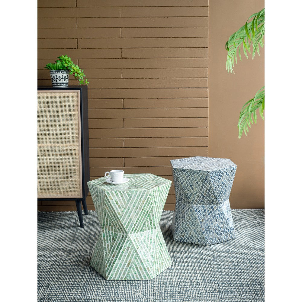 Blue Accent Stool
