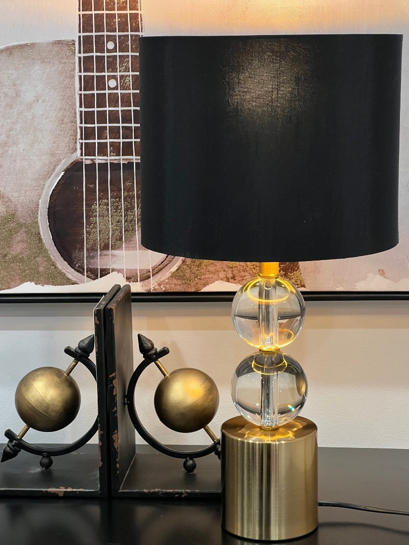 Windsor Crystal Lamp-Gold
