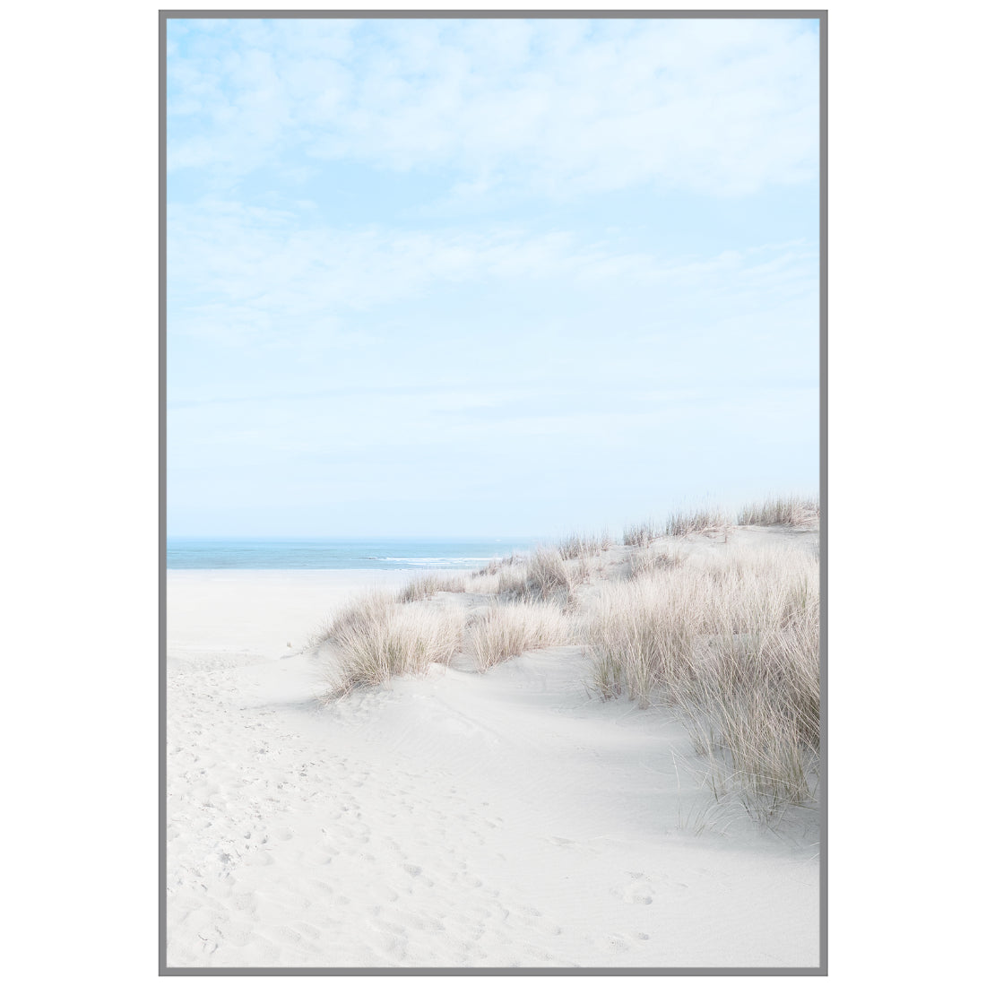 Sandy Beach Variant 2 Framed Canvas