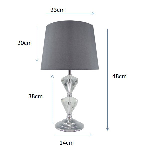 48CM Hills Crystal Lamp