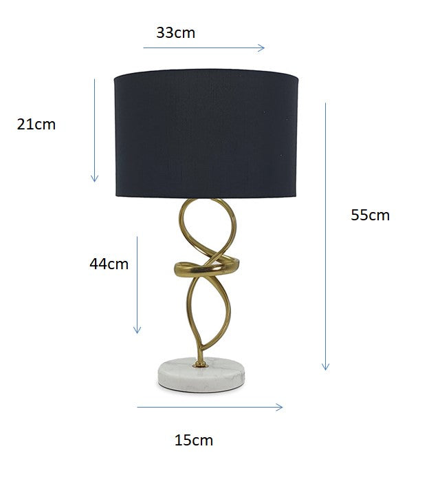 55CM Abstract Marble Lamp