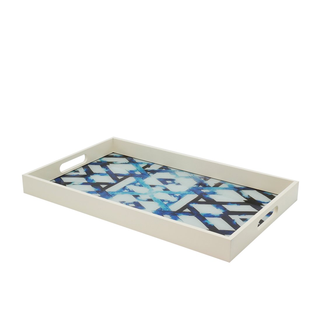 Luxe Rectangular White Marble Tray