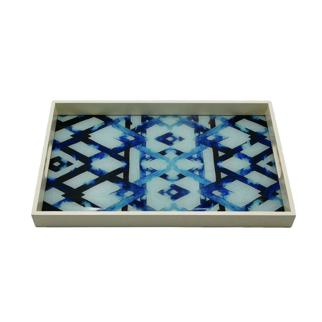 Luxe Rectangular White Marble Tray
