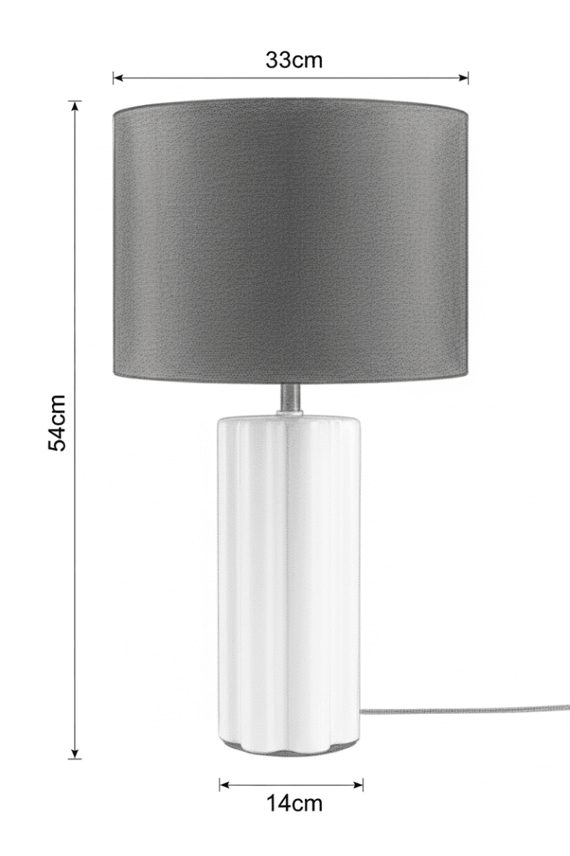 H54cm Horizon Ceramic Lamp