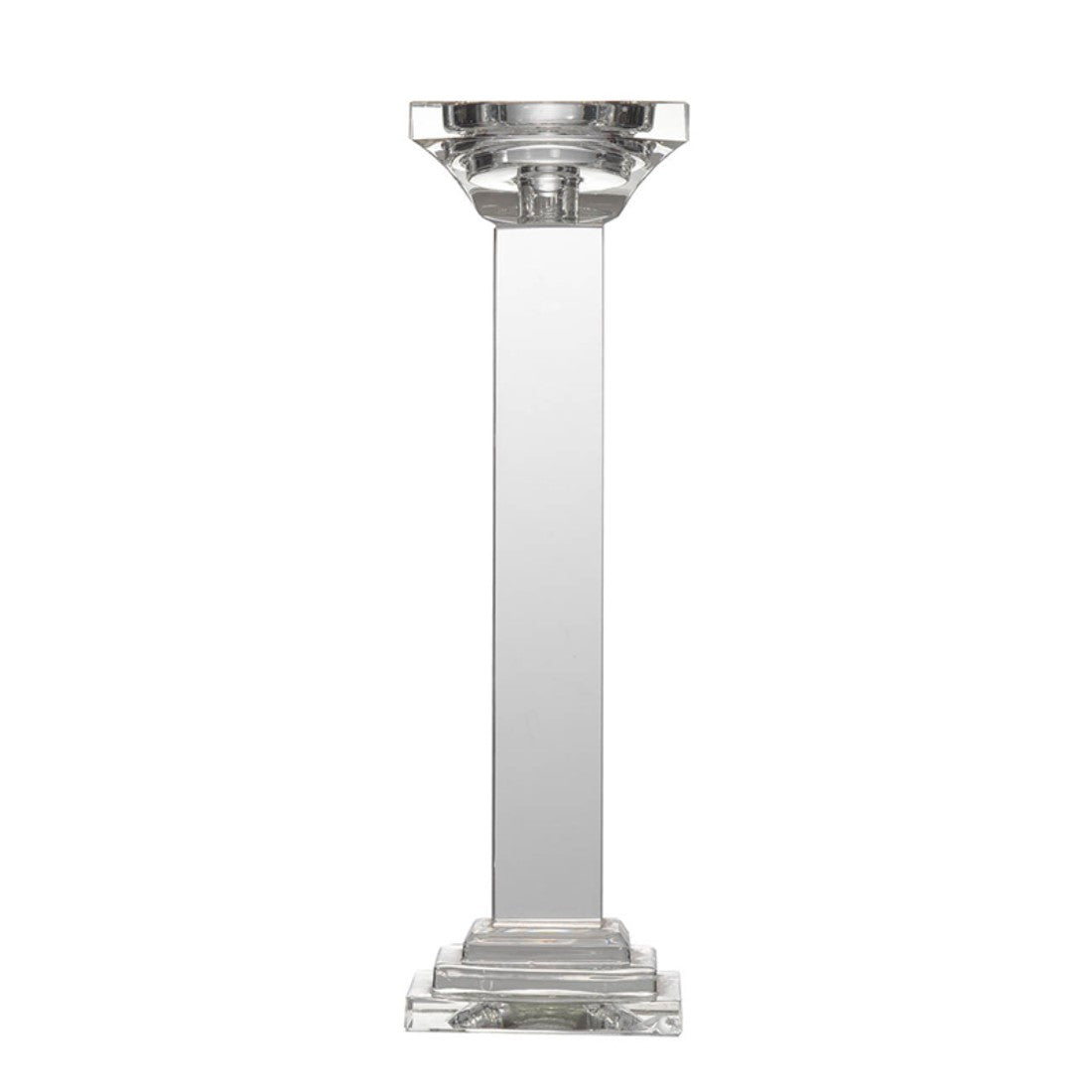 Leon Crystal Pillar Candle Holder