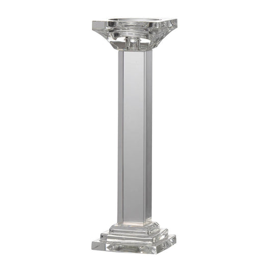 Leon Crystal Pillar Candle Holder