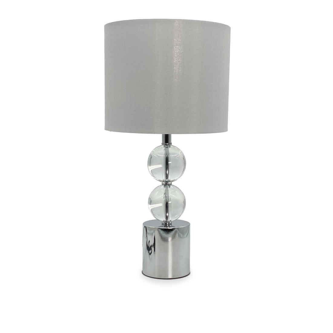 Windsor Crystal Lamp-Silver
