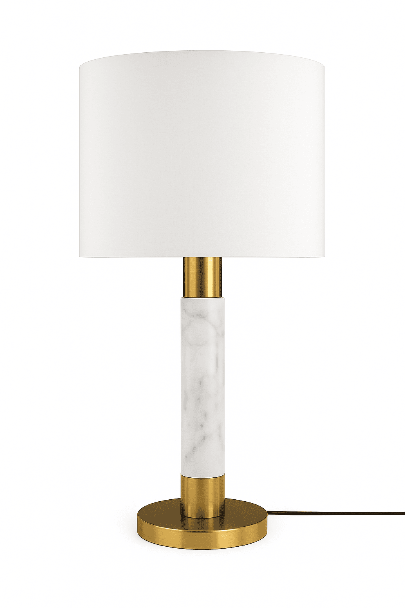 H60cm Raffle Lamp White Shade
