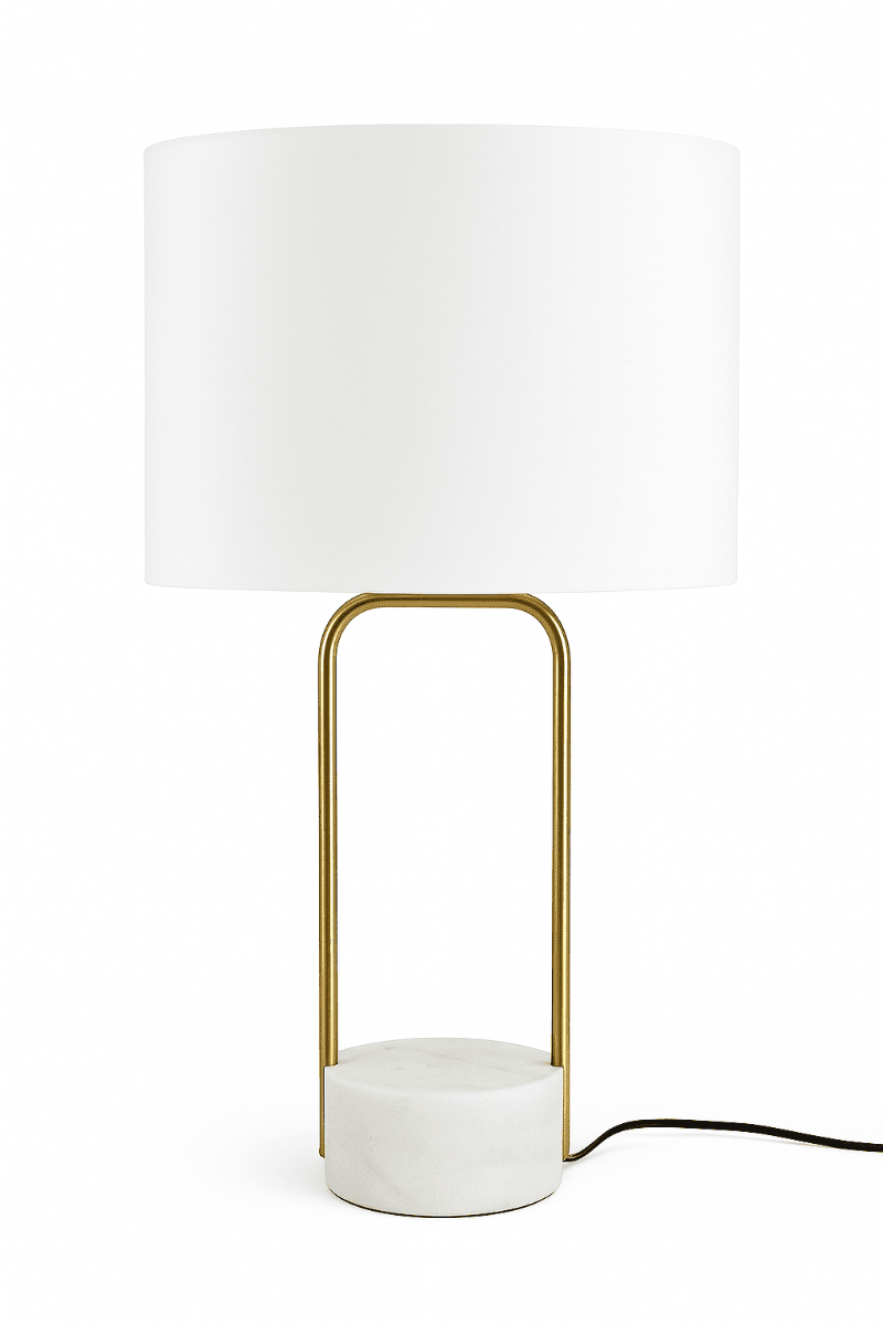 H58cm Luna Arc Ceramic Lamp