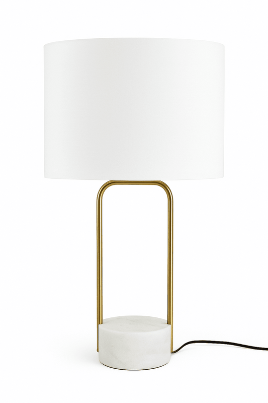 H58cm Luna Arc Ceramic Lamp