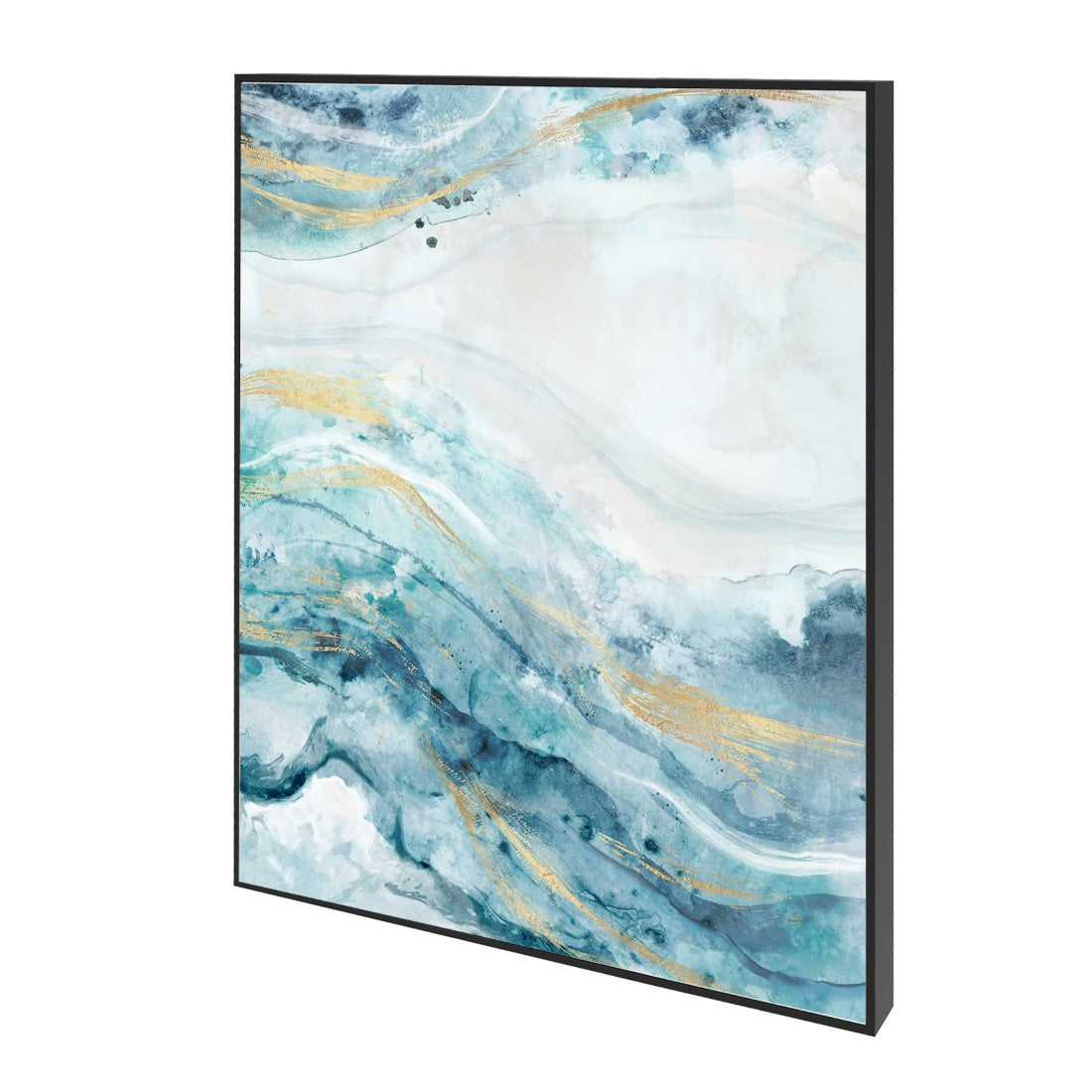 Blue Lagoon Framed Canvas