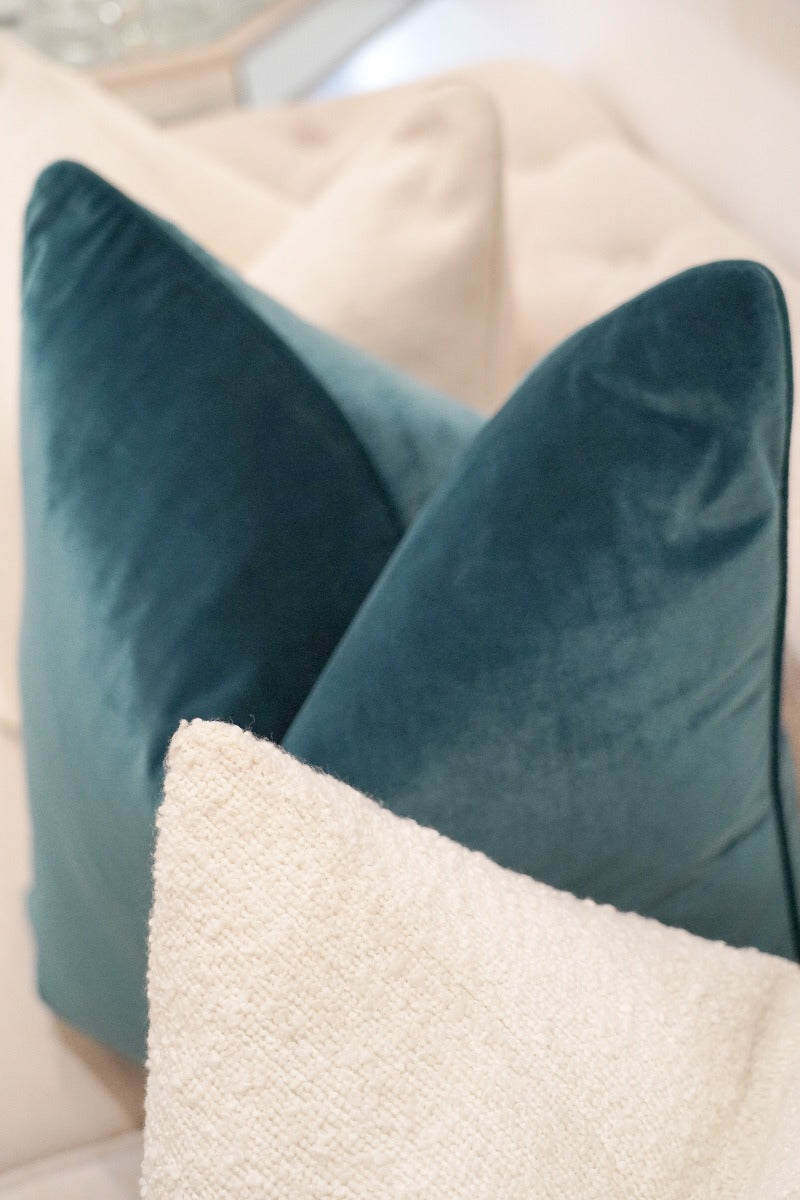 Aegean Velvet Cushion