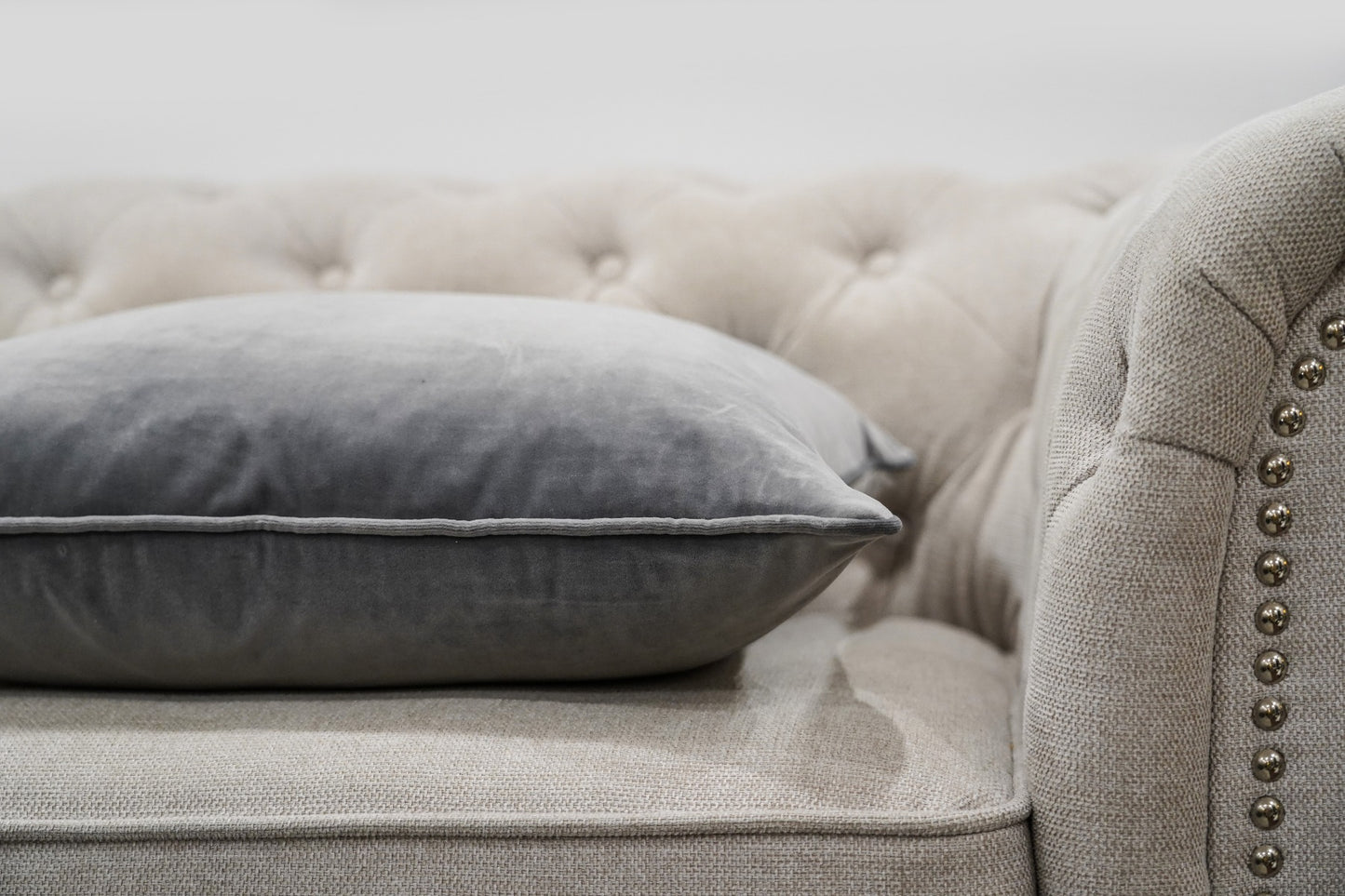Nickel Velvet Cushion