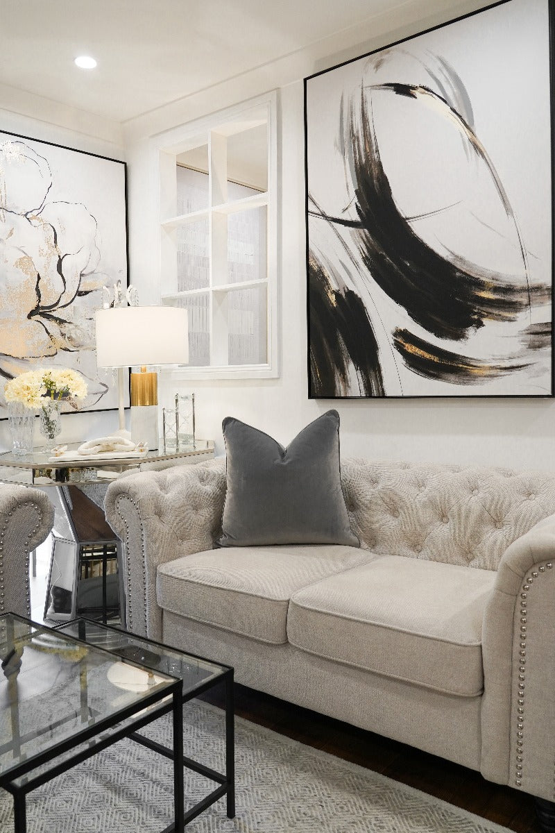 Nickel Velvet Cushion