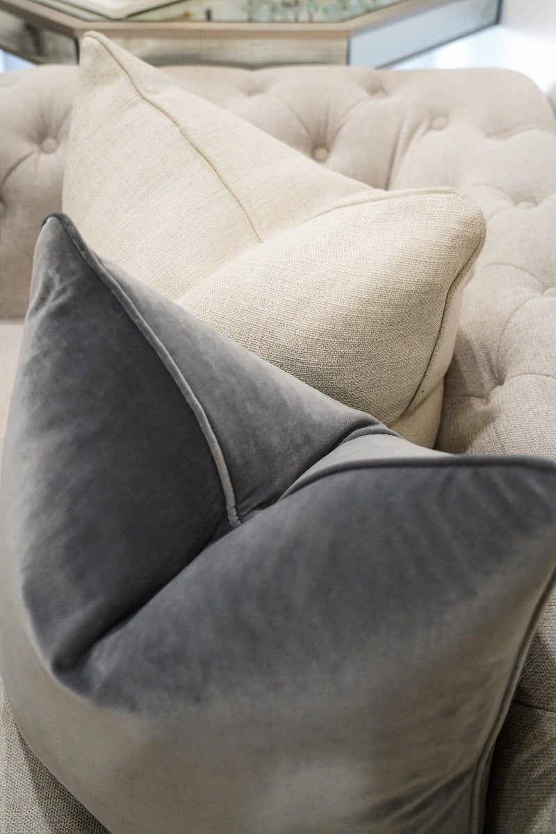 Nickel Velvet Cushion