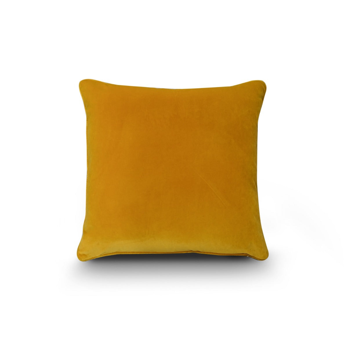 Saffron Velvet Cushion