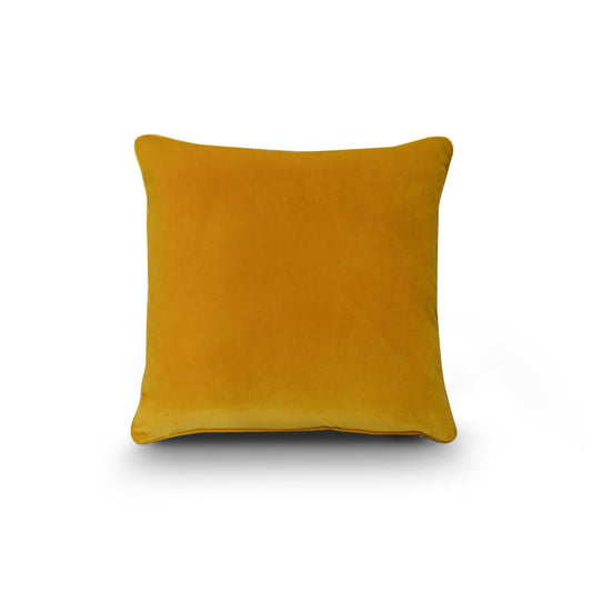 Saffron Velvet Cushion