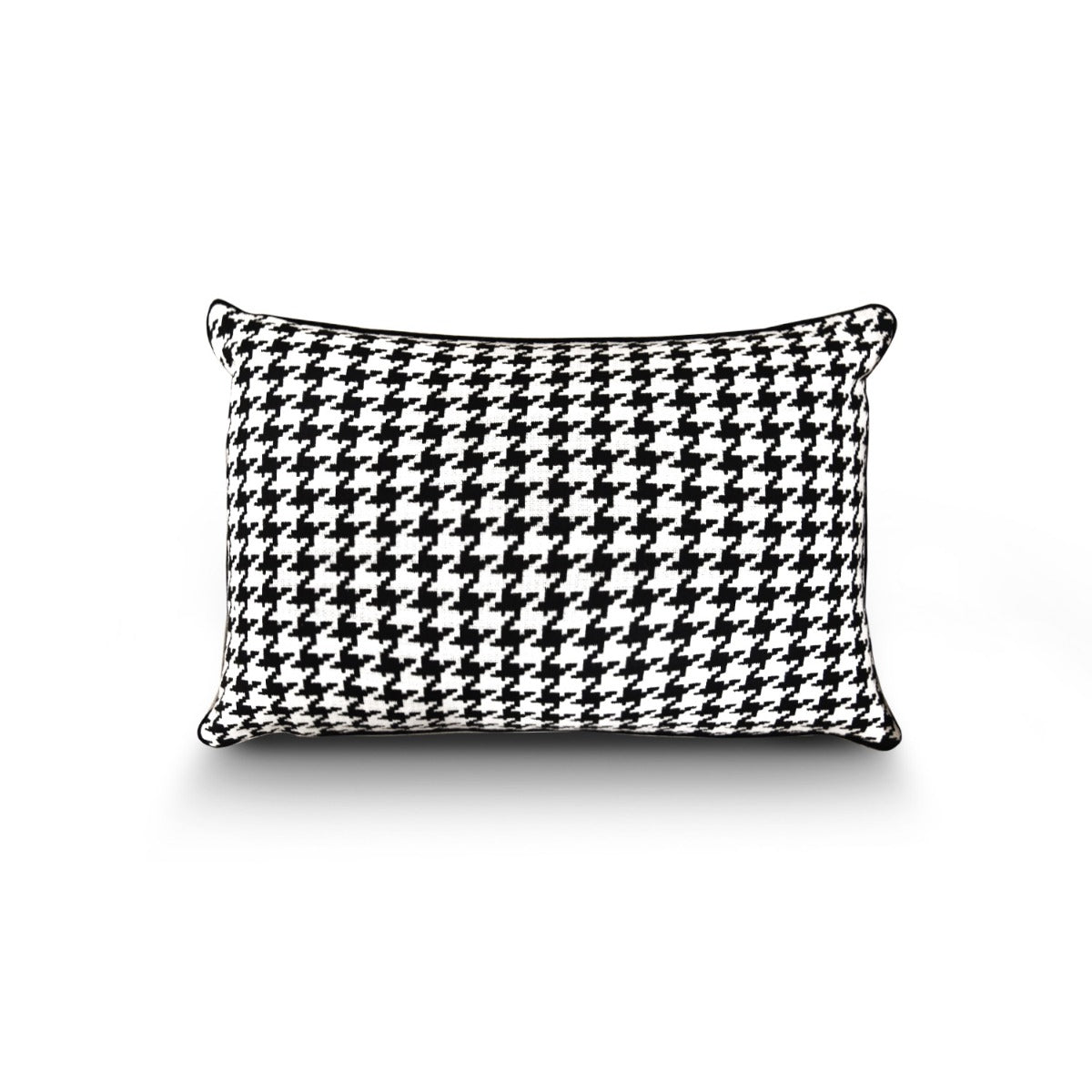 Obsidian Houndstooth Cushion