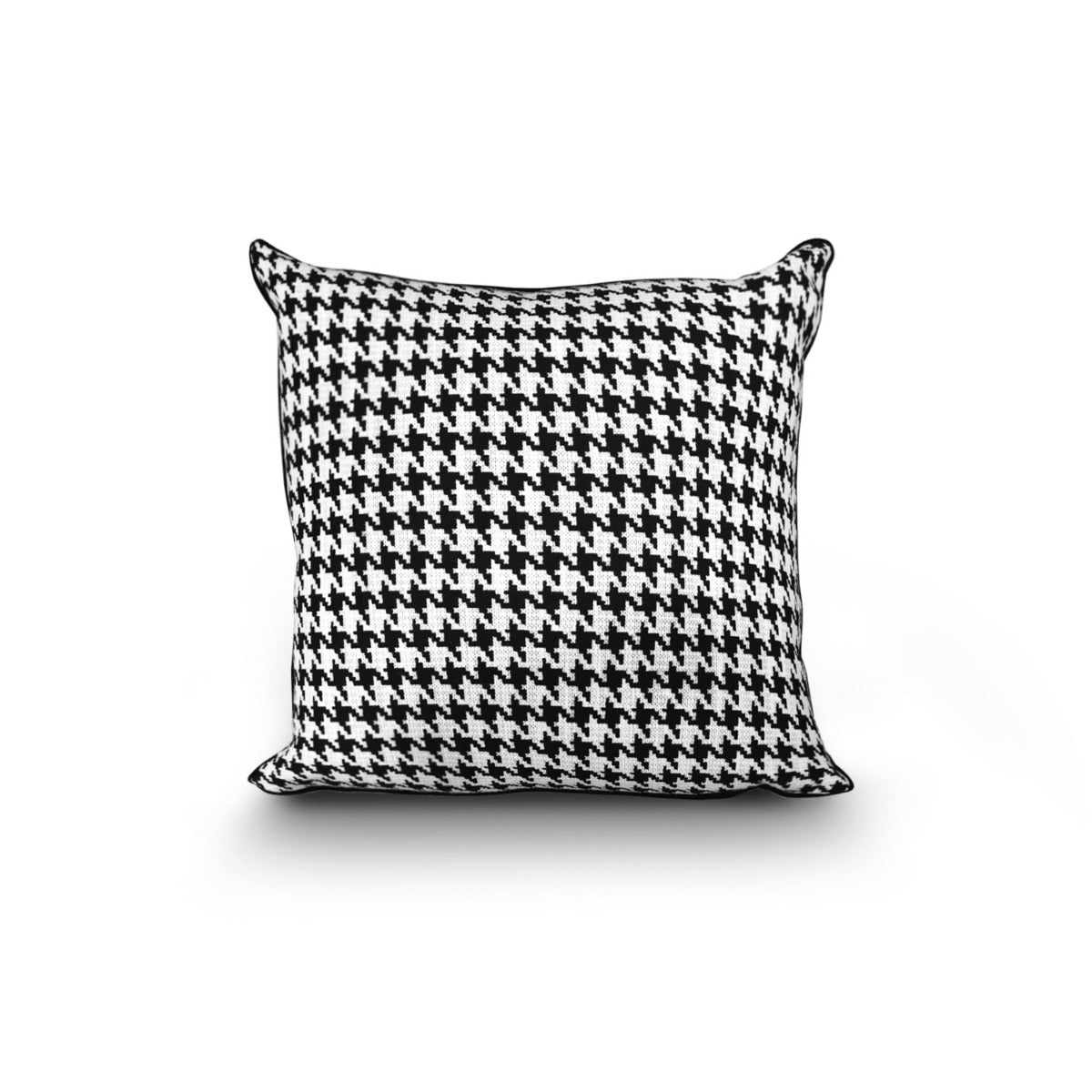Obsidian Houndstooth Cushion