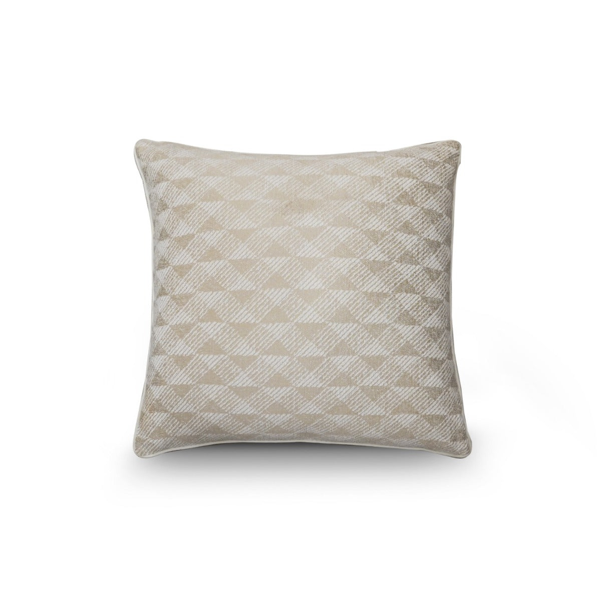 Bone Geometric Cushion