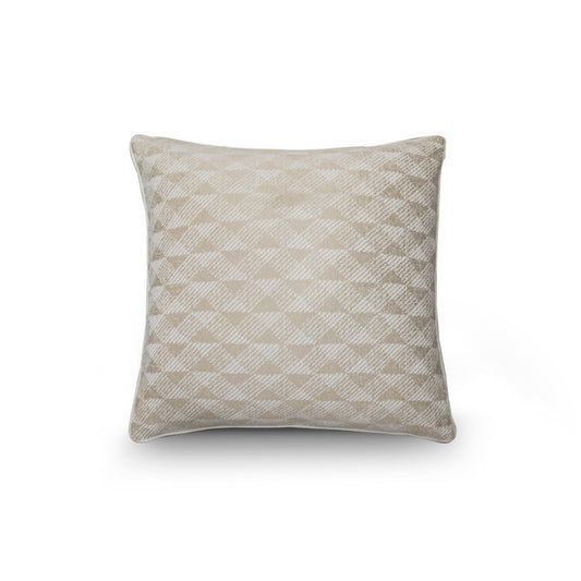 Bone Geometric Cushion