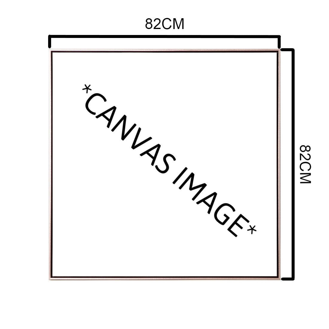 Abstract Rock Framed Canvas