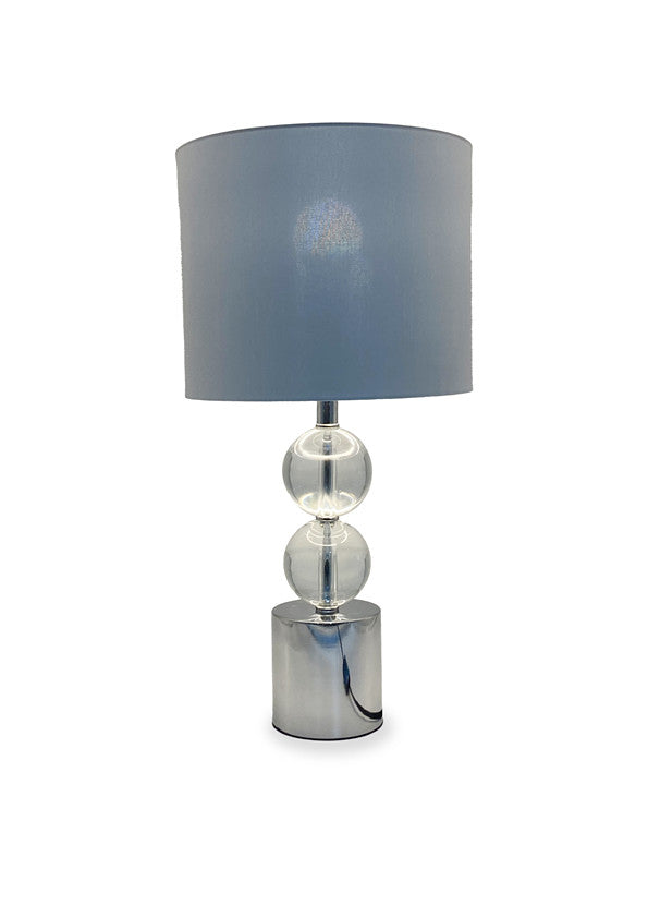 Windsor Crystal Lamp-Silver