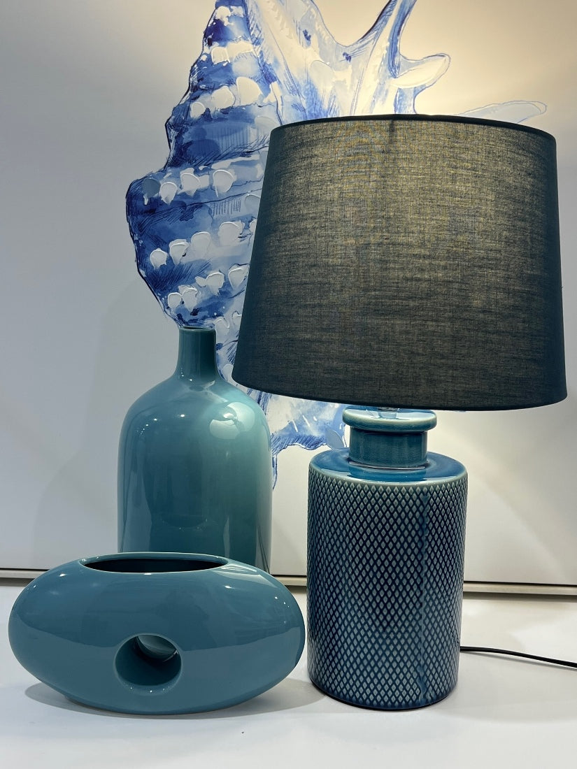 Avalon Ceramic lamp - Blue
