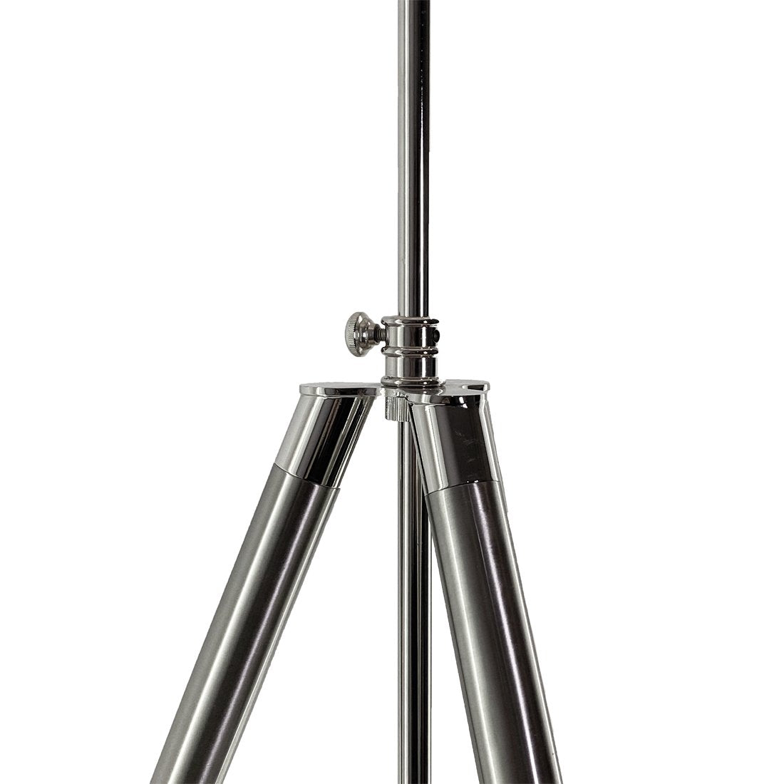 124cm Milan Silver Floor Lamp