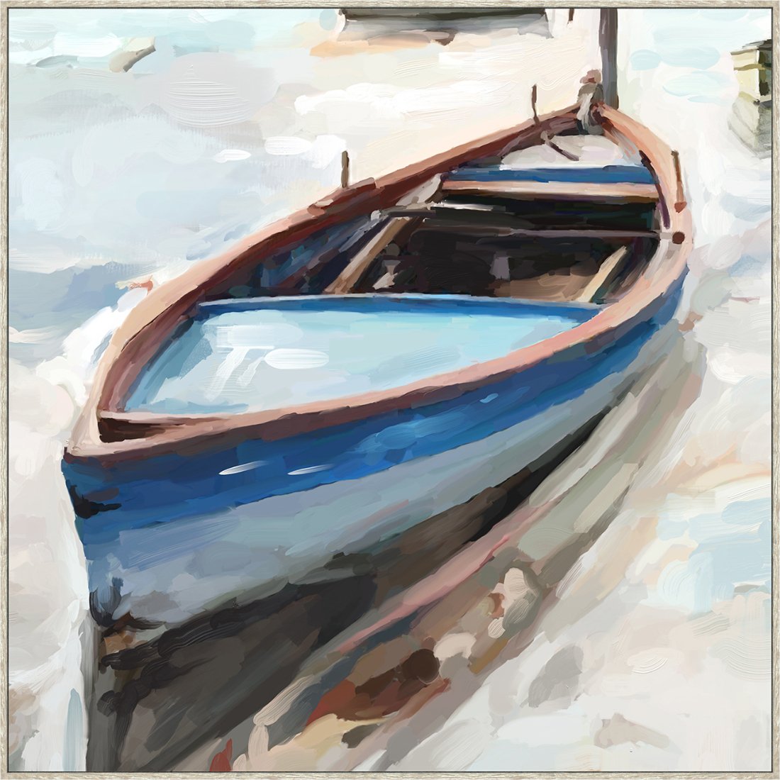 Boats Framed Canvas