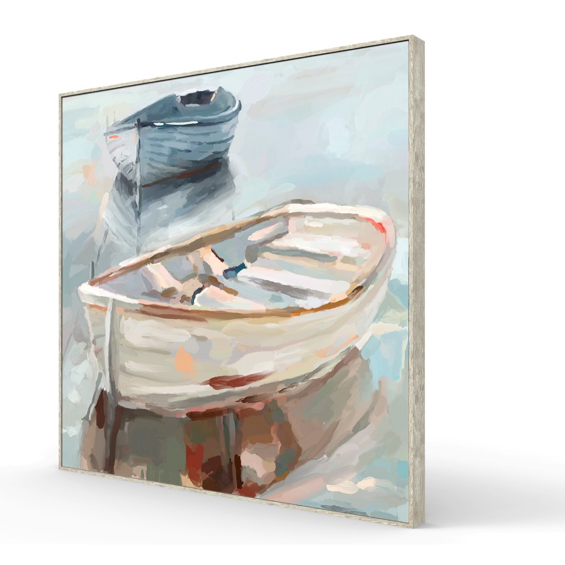 Boats Framed Canvas