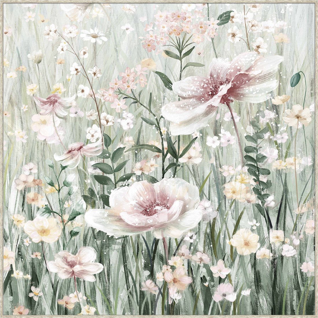 Framed Canvas Spring Blooming