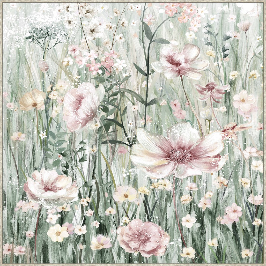 Framed Canvas Spring Blooming